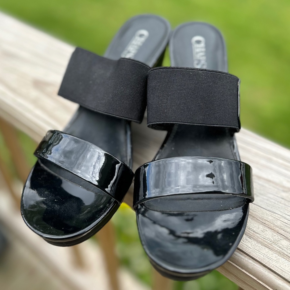 🌻Rhoda Dressy Slip On Wedge Sandal